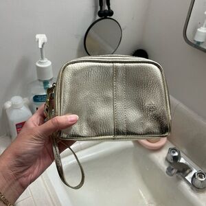 Giorgio Beverly Hills Gold Wristlet Pouch